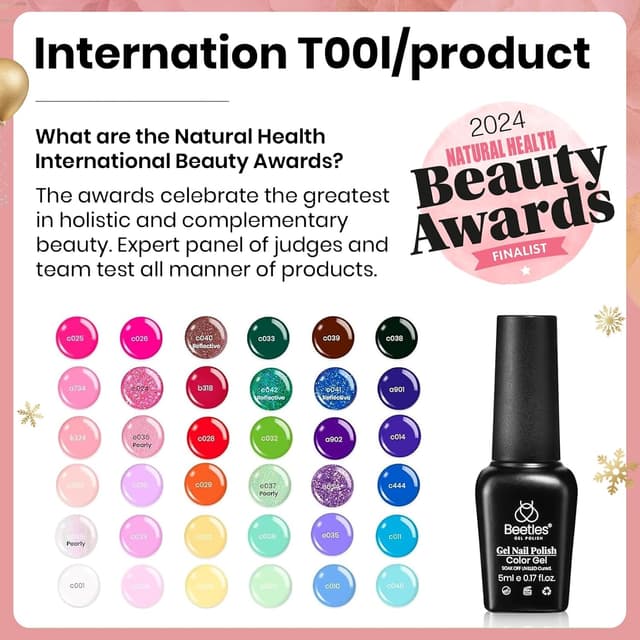 Detalle 2 de beetles Spring Gel Nail Polish Set 36 Colors