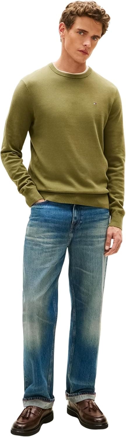 Detalle 2 de Tommy Hilfiger Adaptive Essential : pull-over homme en coton col rond