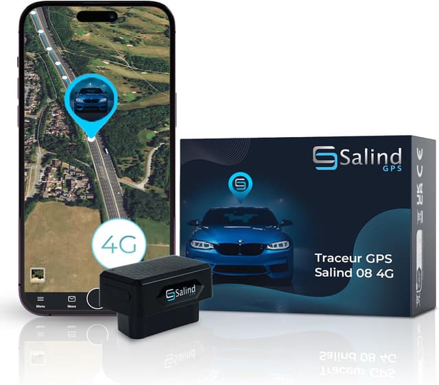 Detalle de Salind GPS Traceur 4G OBD, 4G