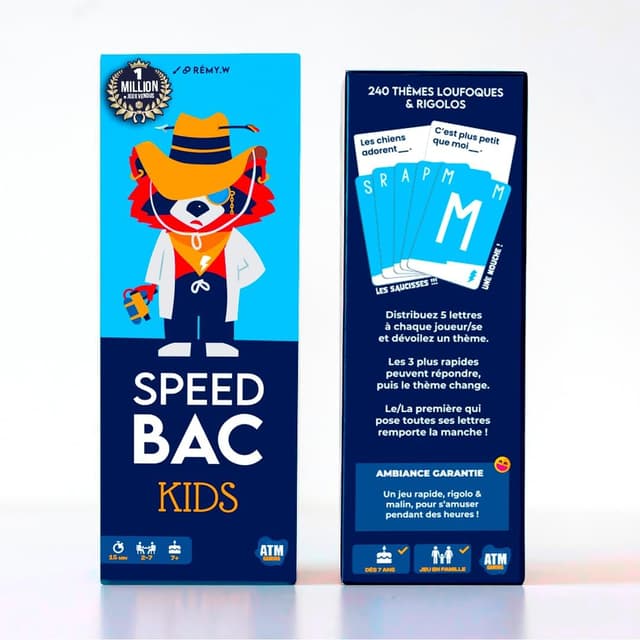 Thumbnail 3 de ATM Gaming Speedbac Kids Jeu de société 2‑7 joueurs