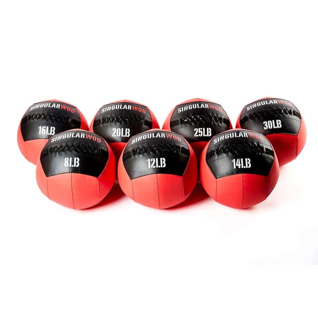 Detalle de SingularWod Balón medicinal Élite 30 Lb para entrenamiento 🏋