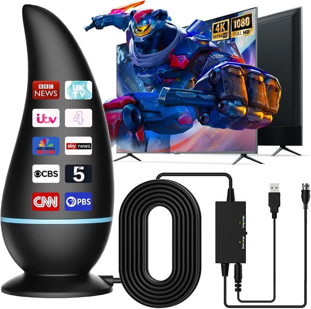 Imagen de Indoor TV Aerial Long Range 4K TV Antenna en OfertitasTOP