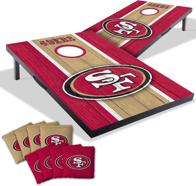Thumbnail 6 de YouTheFan NFL Portable Cornhole Game (2' x 3') with Logo Bags