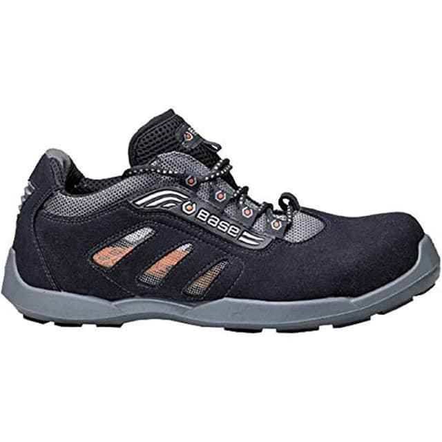 Detalle de Base Protection Darts ESD – Chaussure de sécurité S1P ESD SRC, semelle antifatigue, noir et gris (taille 37)