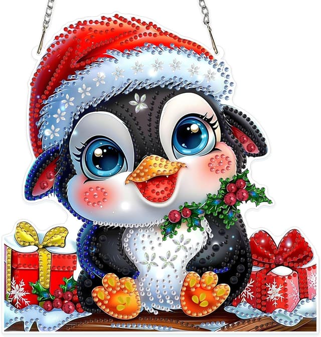 Thumbnail 6 de MOGTAA Christmas Snowman diamond art kit