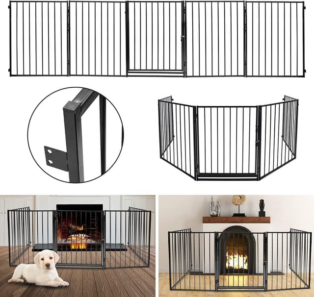 Thumbnail 6 de Ansobea Barrière de cheminée 304 cm, 5 pièces 🔒