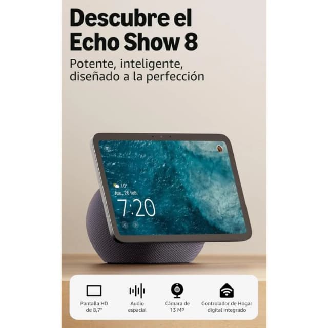 Thumbnail 3 de Amazon Echo Show 8 Gris Grafito