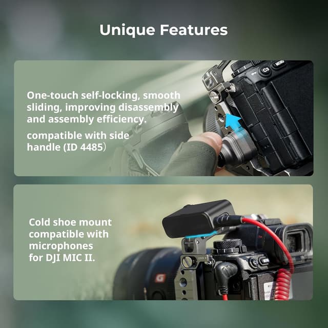 Thumbnail 6 de SmallRig Hawklock Quick Release Cage 5187 for Sony Alpha 1 II / Alpha 9 III