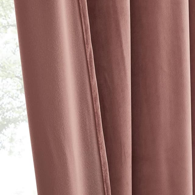 Thumbnail 5 de RYB HOME Velvet Curtains 63in Rod-Pocket Window Drapes 🪟