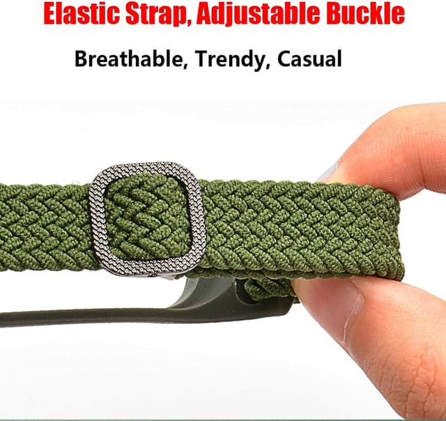 Detalle 2 de INF Armband aus geflochtenem Nylon für Xiaomi Mi Band (Länge 170 mm)