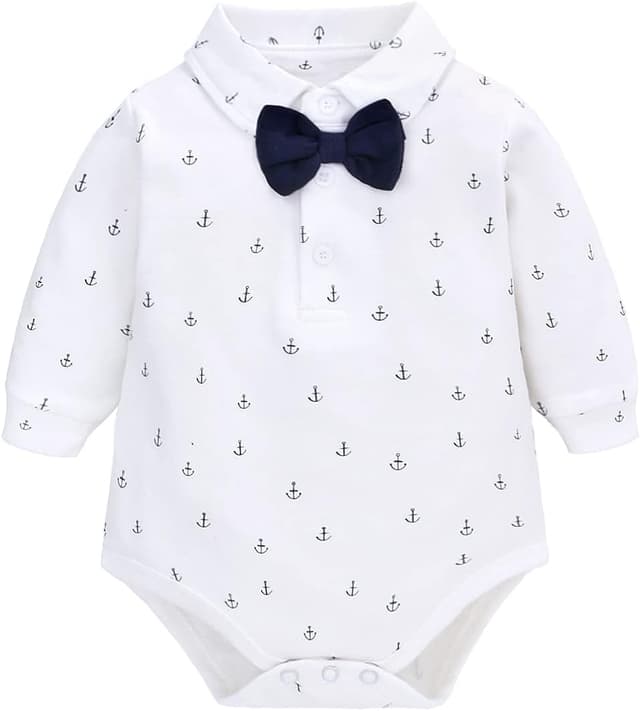 Detalle 2 de famuka Baby Boy Formal Outfit 3‑Piece Suit
