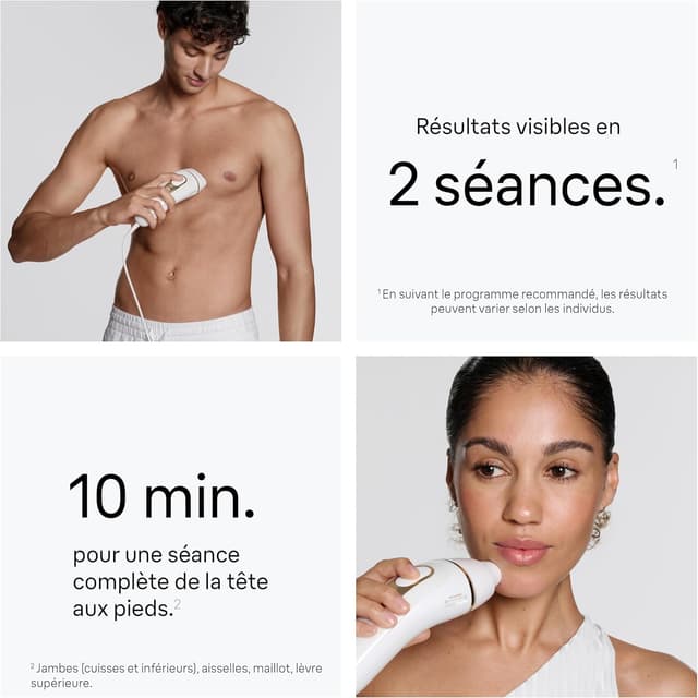 Detalle de Braun Silk·expert Pro 5 (PL5311) : épilateur IPL Lumiere Pulsee smart pour réduire durablement les poils à domicile