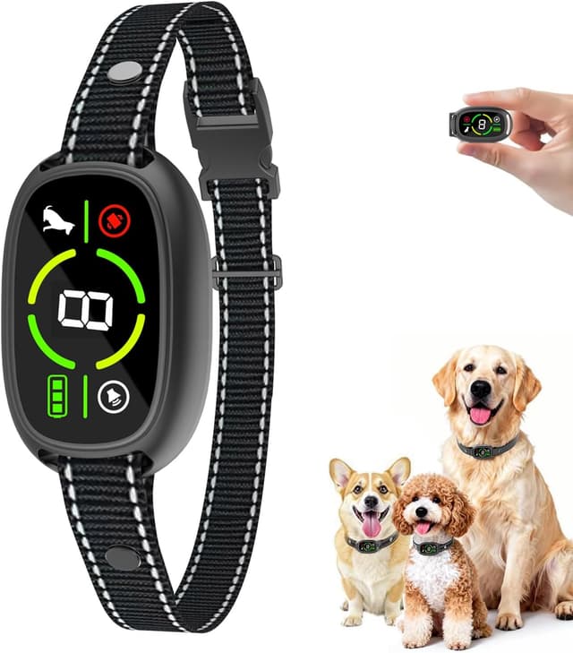 Detalle de Collier anti-aboiement rechargeable pour chien (4 modes, 5 niveaux) étanche IP67