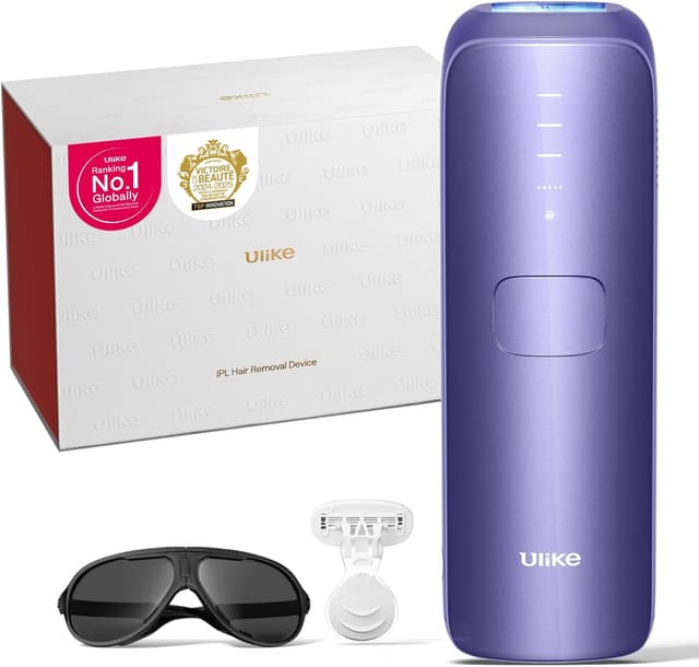 Detalle de Ulike Air 3 IPL avec refroidissement Sapphire Ice Cooling – tête pour corps et visage, lilas
