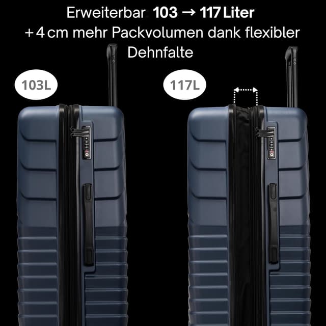 Thumbnail 4 de Cocoono Hartschalenkoffer XL Groß 100L Navy