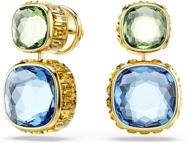 Detalle 2 de Swarovski Chroma Kissenform Ohrringe