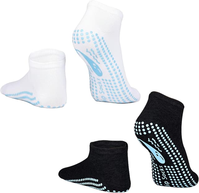 Thumbnail 6 de TENQUAN Yoga Socken mit rutschfestem Griffmuster (2 oder 4 Paar) für Damen & Herren, Unisex 35–46