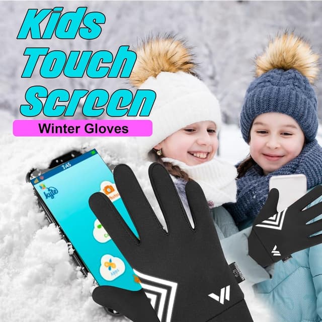 Thumbnail 5 de WESTWOOD FOX Winter Warm Kids Gloves for Ages 4–12