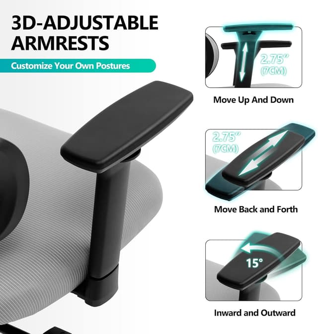 Thumbnail 6 de KERDOM KD9070 Silla ergonómica 360°