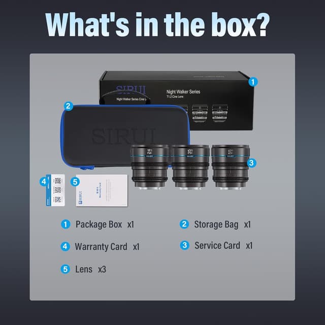 Thumbnail 4 de SIRUI Night Walker S35 Cine-Objektiv T1.2