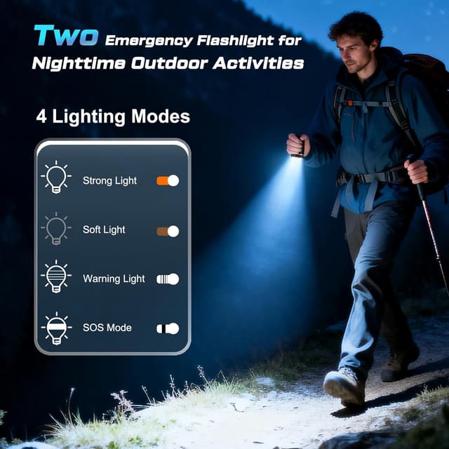 Thumbnail 4 de 2-Pack Rechargeable Hand Warmer 10000mAh with 3 Heat Levels