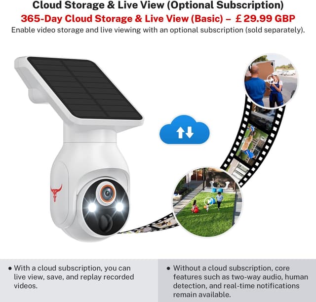 Thumbnail 1 de GlowPop Solar Powered Wireless Security Camera