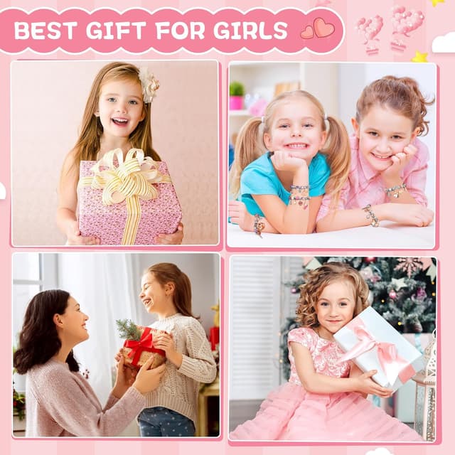 Thumbnail 6 de WEVOL Idee Regalo Bambina Kit Braccialetti 74 pezzi