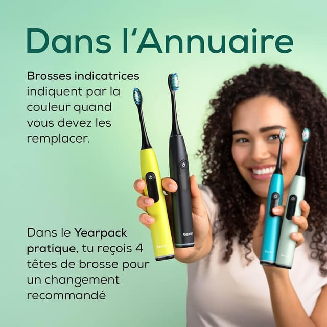 Thumbnail 5 de Beurer SC Premium Whiten 4 brossettes, dureté moyenne