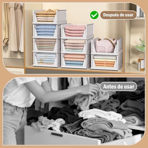 Thumbnail 5 de TidyIsles Organizador Armario Plegable 4 unidades