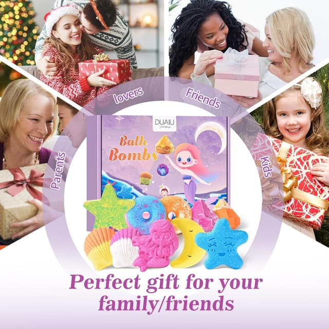 Thumbnail 6 de DUAIU Bath Bombs Gift Set 10Pcs