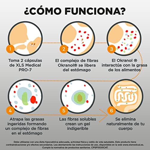 Detalle de XLS Medical Pro7 Pack de 1 mes (90 sticks) sabor piña: tratamiento con fibra natural para apoyar la pérdida de peso