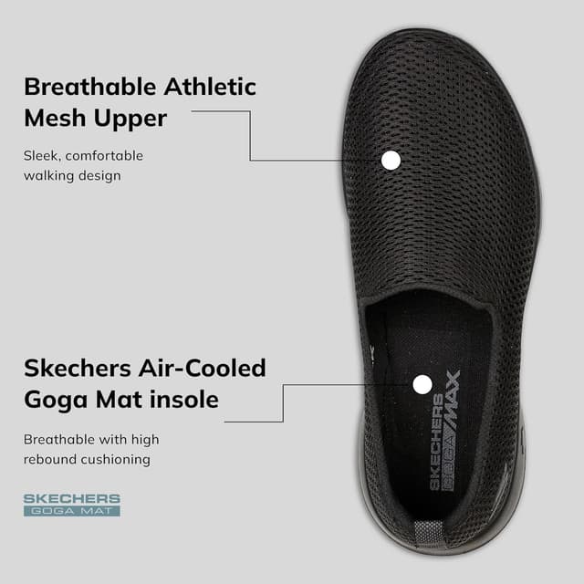 Detalle 2 de Skechers Go Walk Joy Damen Trainer – leichte Dämpfung für viel Geh- und Laufkomfort