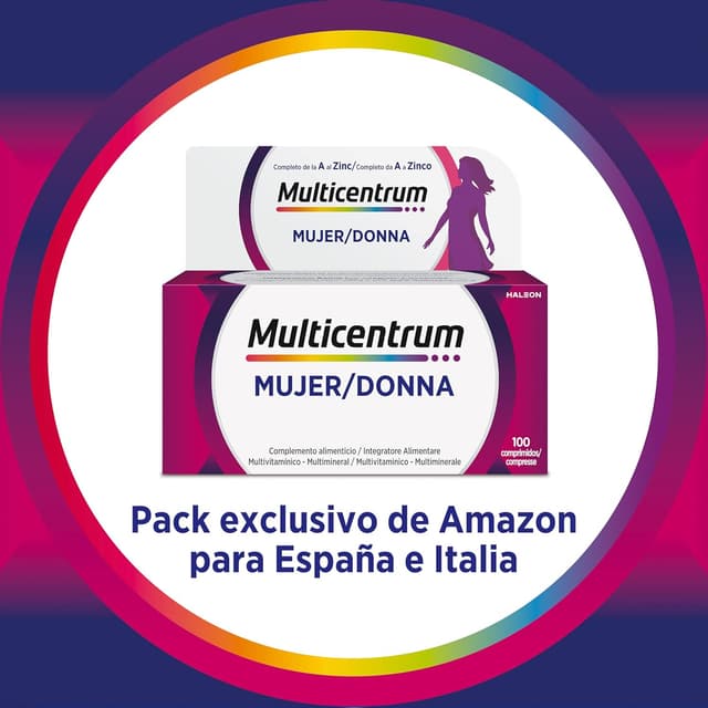 Detalle 2 de Multicentrum Mujer Multivitamínico con Zinc y Vitamina C 💊