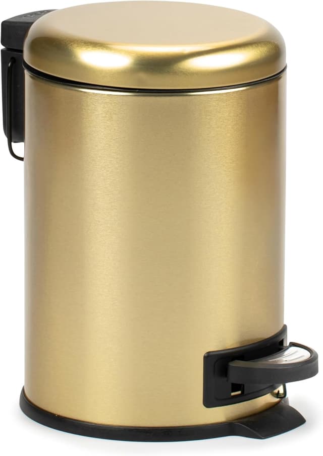 Detalle 2 de TATAY Cestino Bagno 6L con Coperchio Basculante Ecohome (19 x 19 x 28 cm) – Plastica riciclata