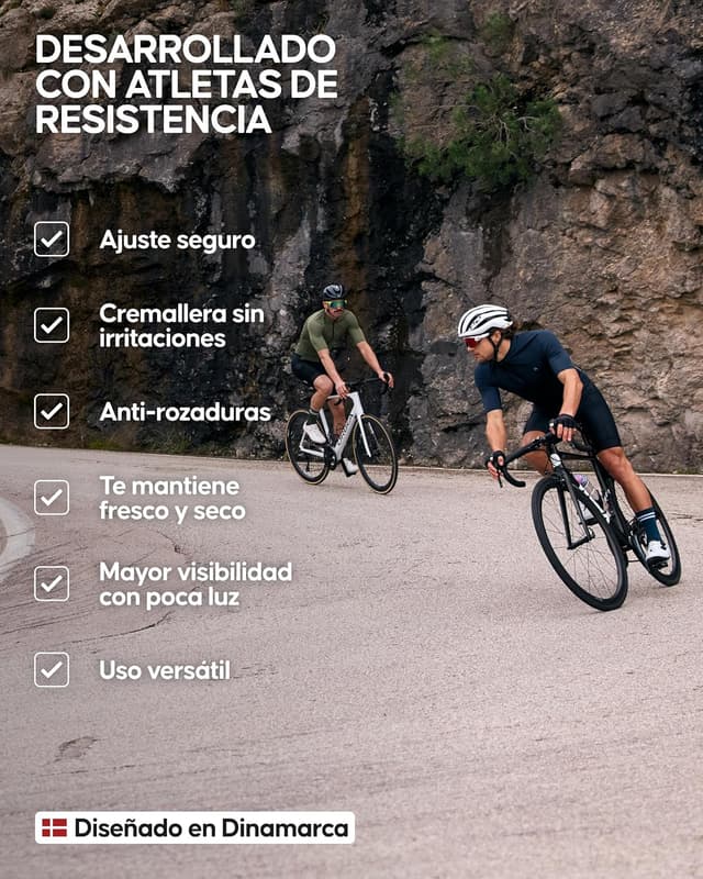 Thumbnail 4 de DANISH ENDURANCE Maillot Ciclismo Hombre manga corta