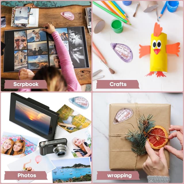 Thumbnail 3 de Secopad Kleberoller 4 Stück Doppelseitiges Klebeband