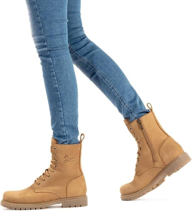 Thumbnail 1 de Panama Jack Frisia B004 Botas de Combate Mujer 👢 Blanco, 38 EU