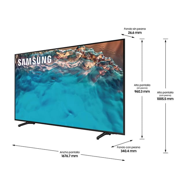 Detalle 1 de Samsung UE75BU8000 TV LED 4K
