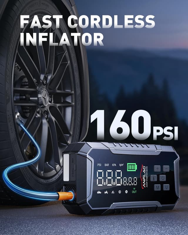 Thumbnail 2 de ANFLAG 7000A 12V Jump Starter with Compressor