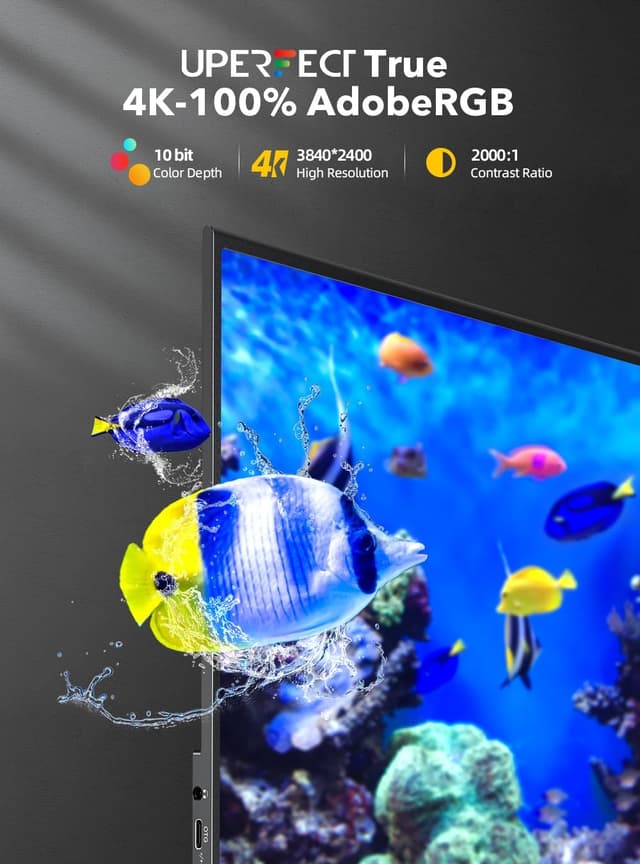 Detalle de UPERFECT True 4K Portable Monitor 15.6"