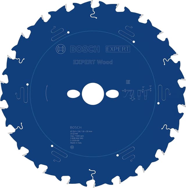 Detalle de Bosch EXPERT Wood lame 254 mm T22 pour table