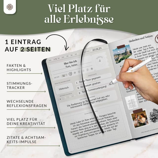 Thumbnail 5 de Lebenskompass Reisetagebuch 50 Erinnerungen