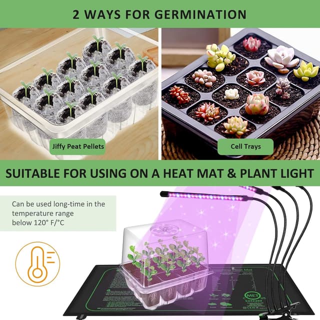 Detalle 1 de YAUNGEL seed trays 120 cells propagator