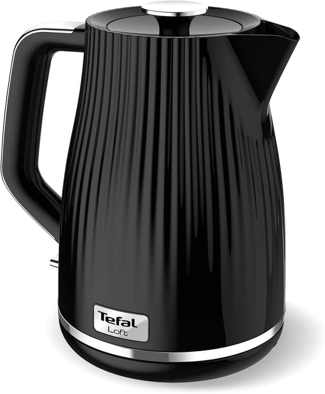 Detalle de Tefal Loft Electric Kettle KO250840 (Black Glossy), 1.7L cordless fast boil