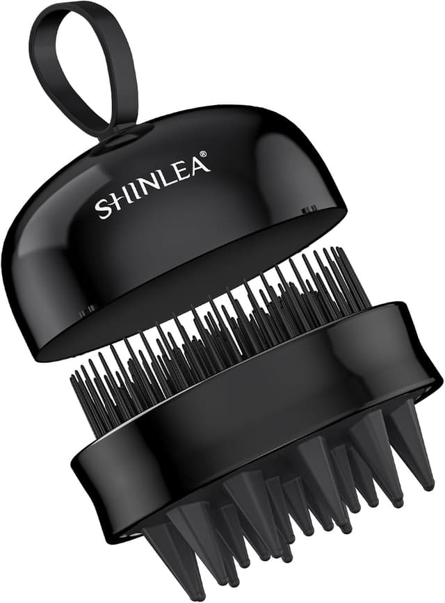Detalle de SHINLEA Spazzola massaggiante per cuoio capelluto in silicone