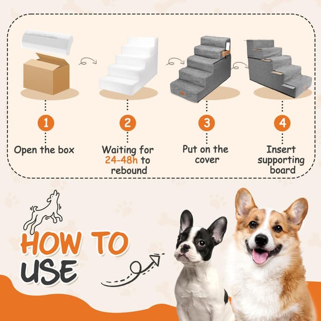 Thumbnail 4 de Nobleza Escalier pour Chien 5 marches đŸ