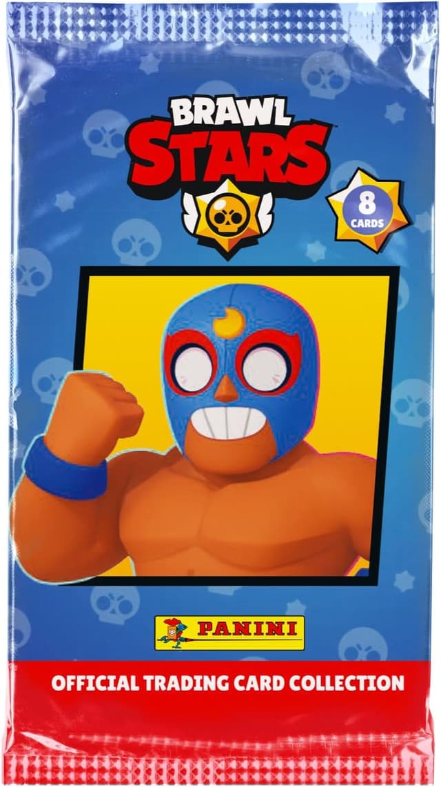 Detalle de Panini Brawl Stars Trading Cards Blister: 5 Hüllen + 2 Limited-Edition-Karten