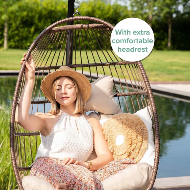 Detalle de Vita5 Hanging Egg Chair 150 kg load capacity