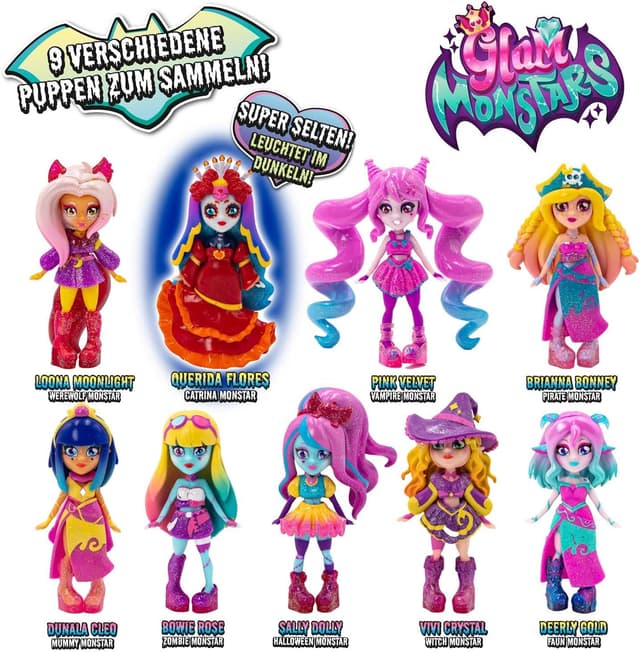 Detalle 2 de Glam MONSTARS figura sorpresa Serie 1x