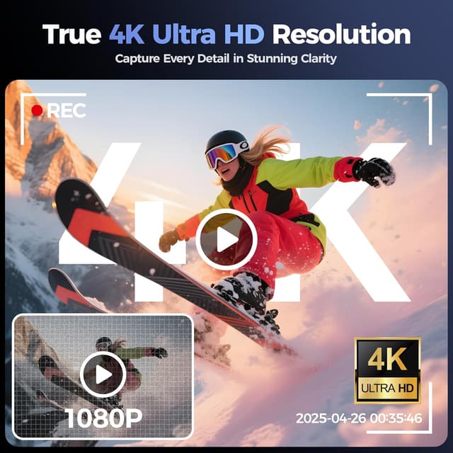 Detalle 2 de Digitalkamera 4K 64MP mit 180° Klapp‑Display